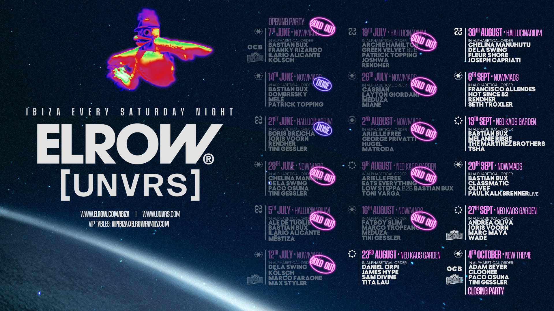 elrow x UNVRS