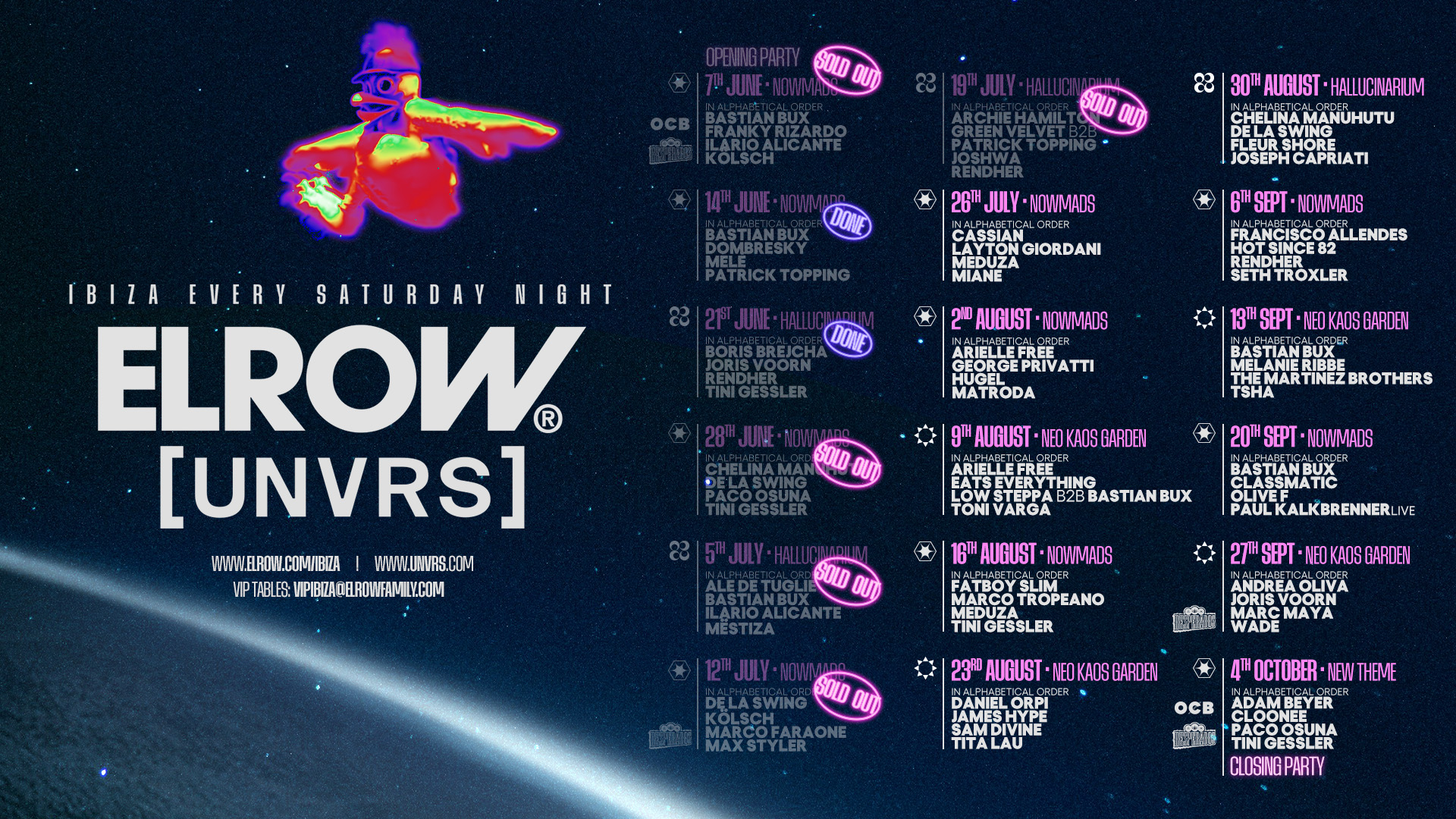 elrow x UNVRS
