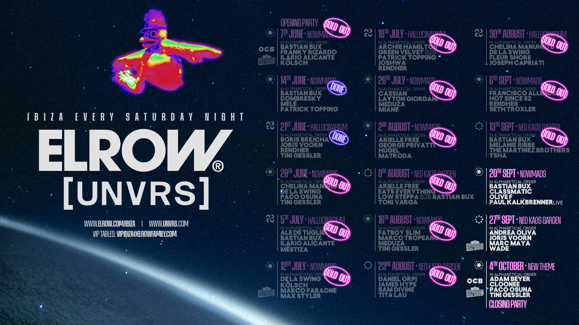 elrow x UNVRS