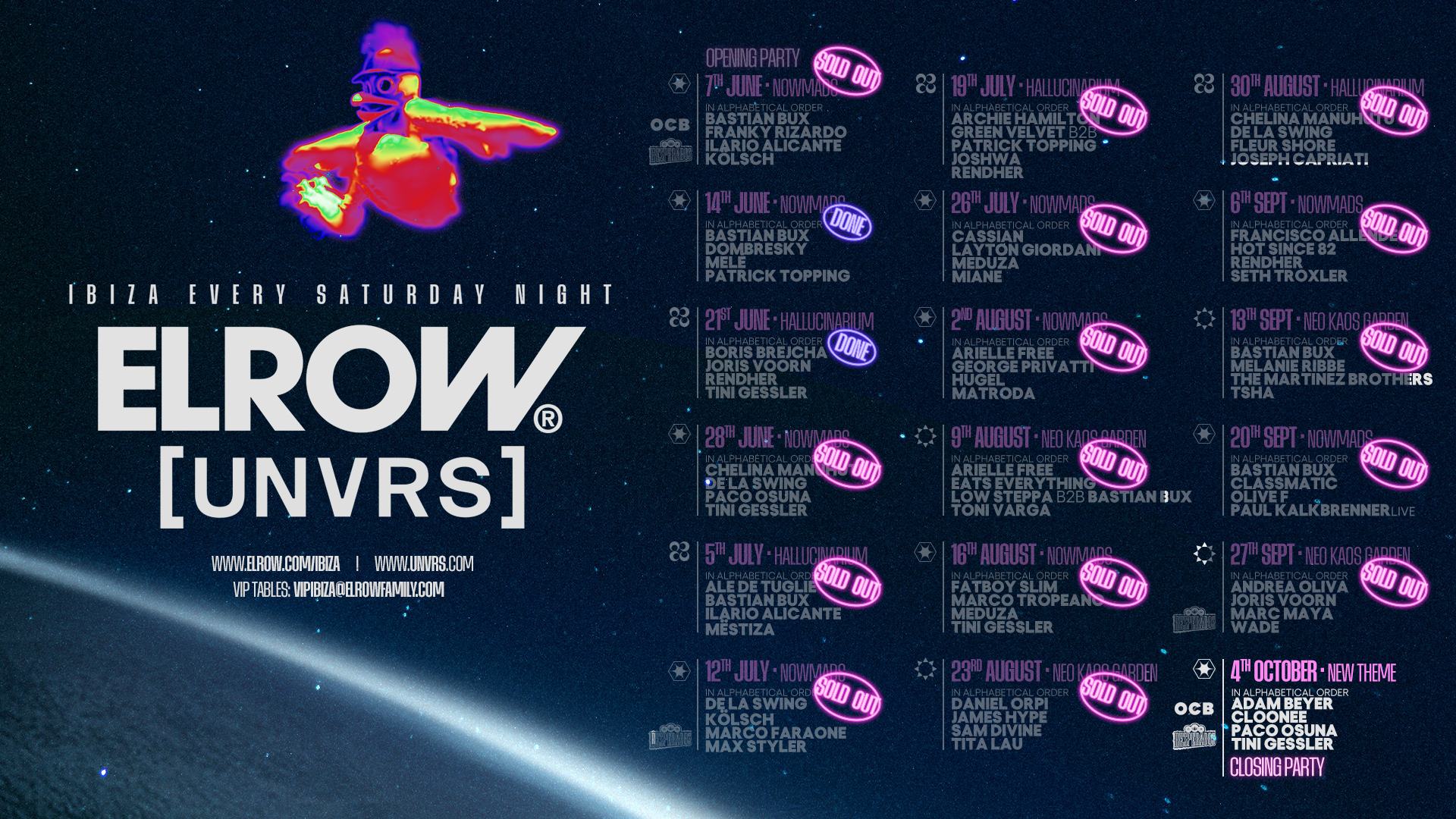 elrow x UNVRS