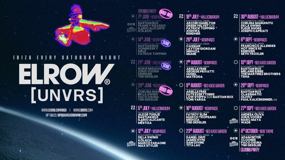 elrow x UNVRS