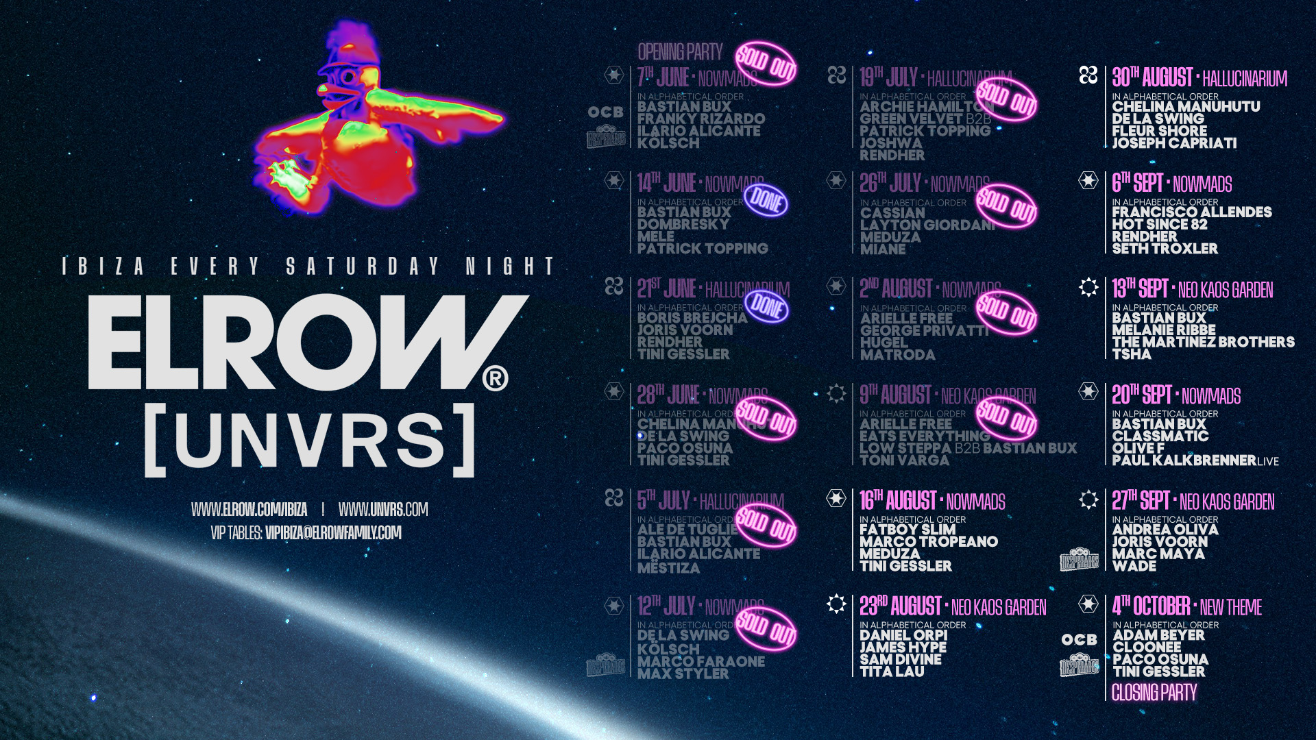 elrow x UNVRS