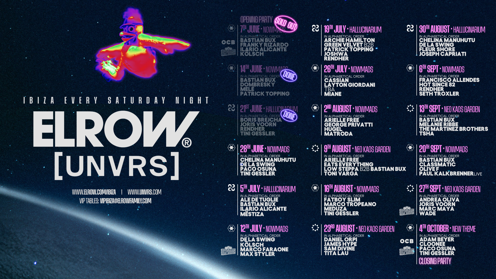 elrow x UNVRS