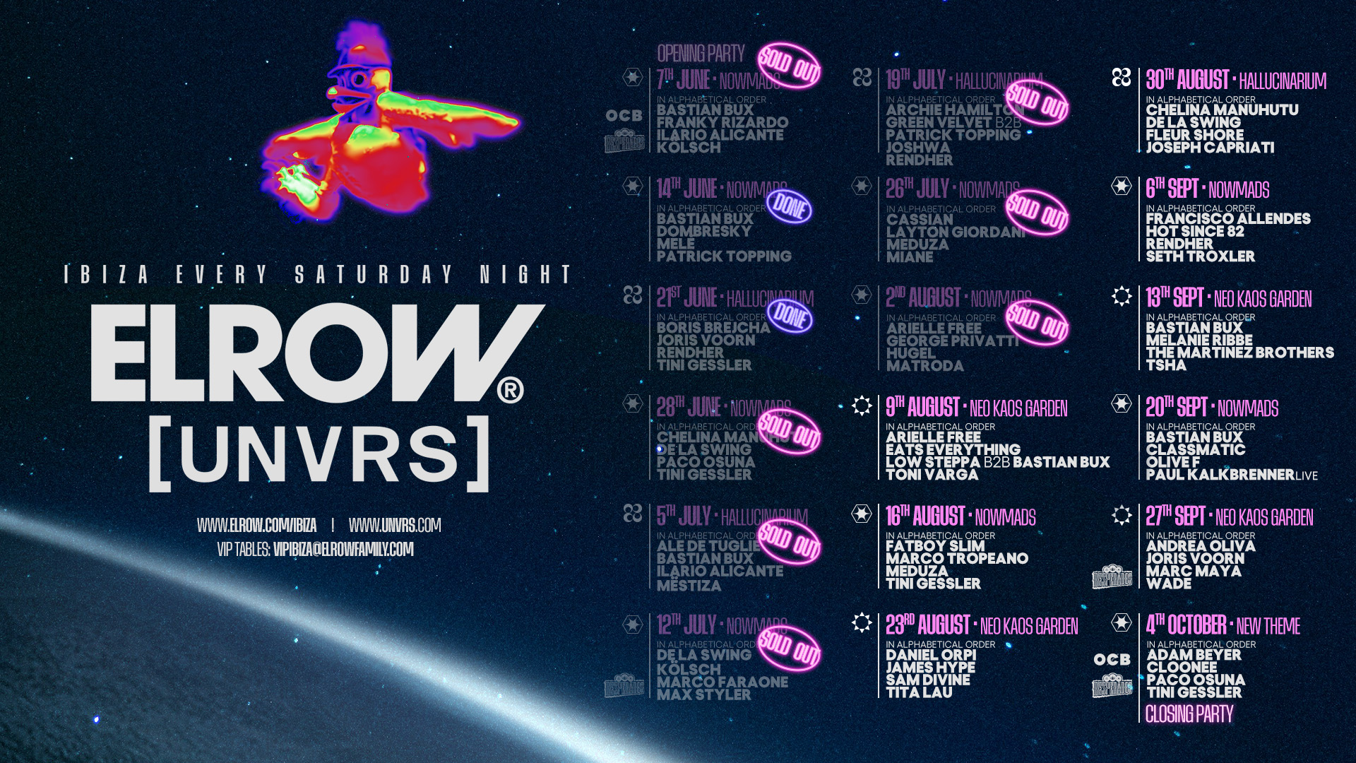 elrow x UNVRS