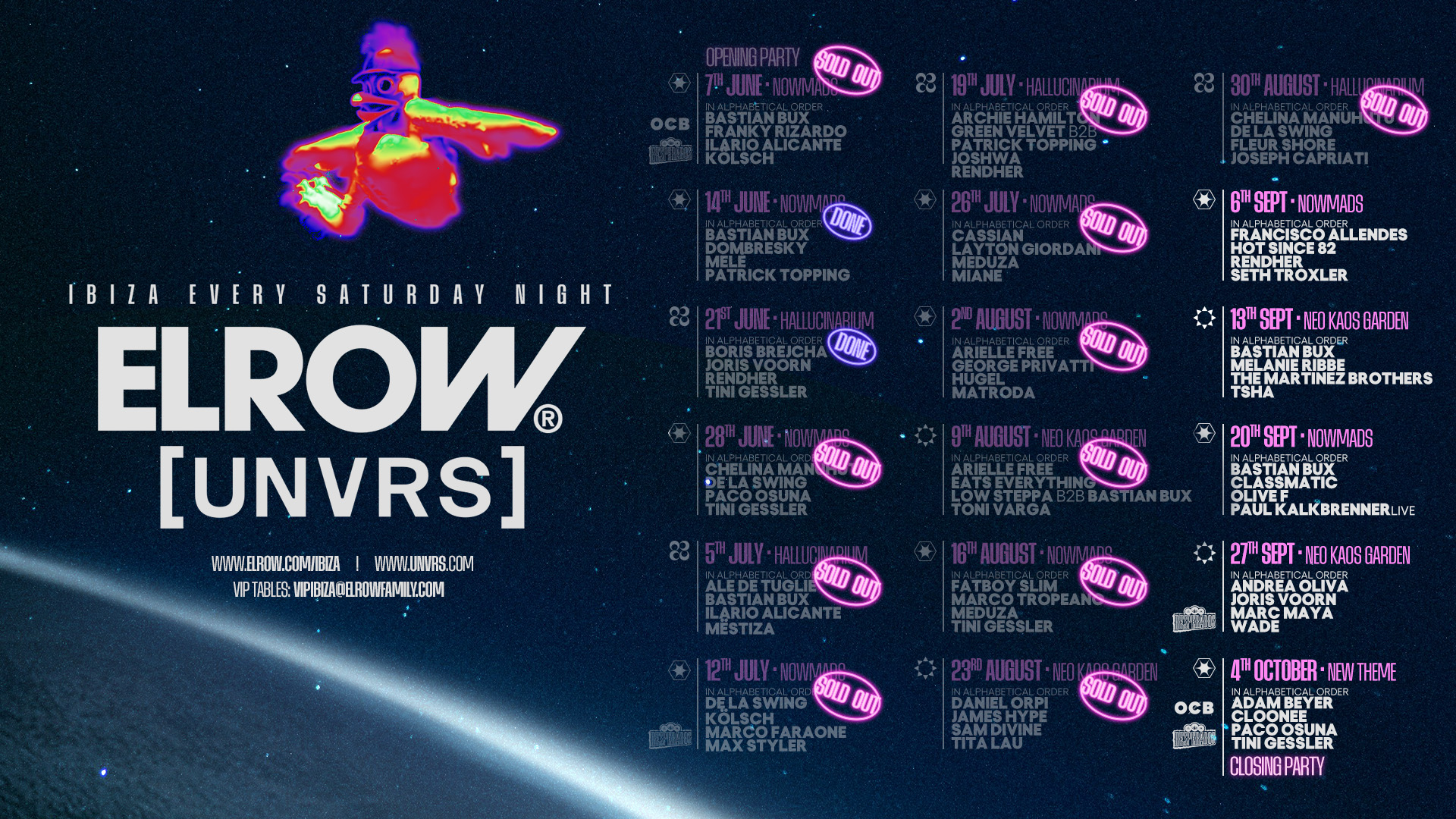 elrow x UNVRS