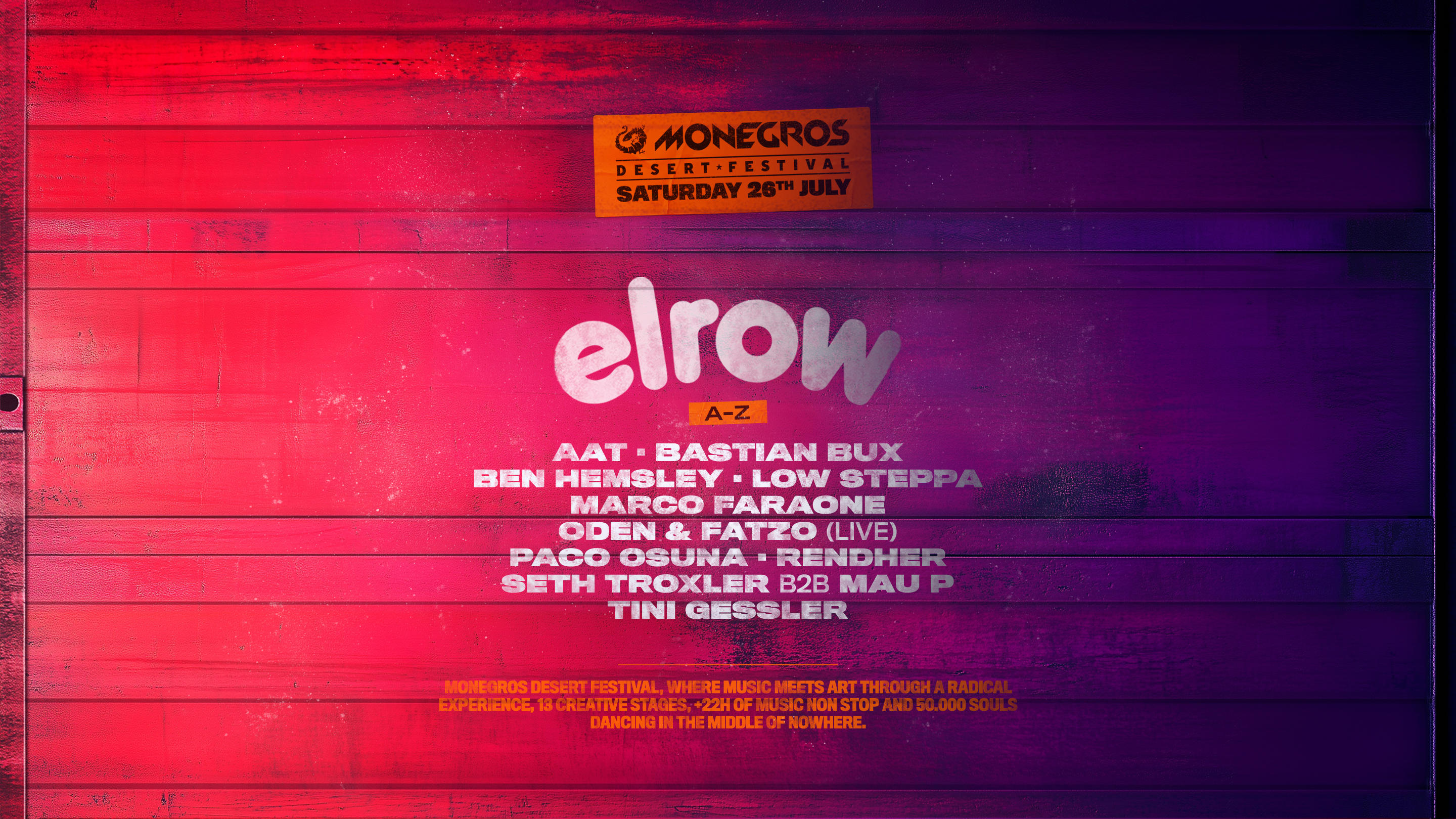 elrow x mdf
